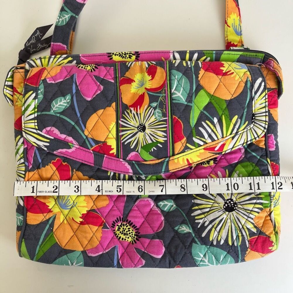 Vera Bradley Jazzy Blooms Tablet iPad Hipster Crossbody Floral Retired Pattern - Picture 7 of 9